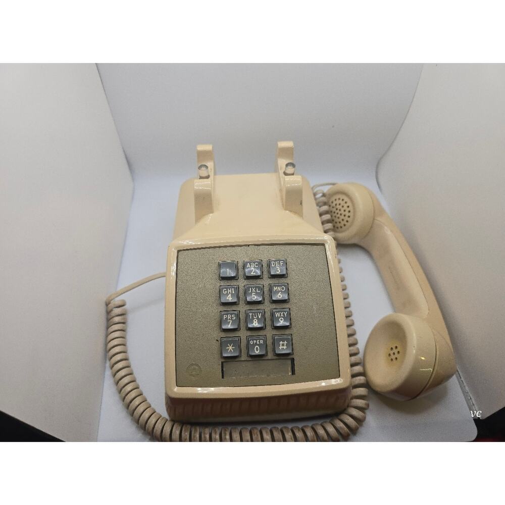 Vintage Western Electric 2500MMG Beige Touch-Tone Desk Telephone – Bell‎ System